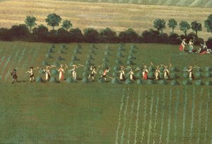 Country Round Dixton Malikanesi, c.1725 (18102 detayı) by English School